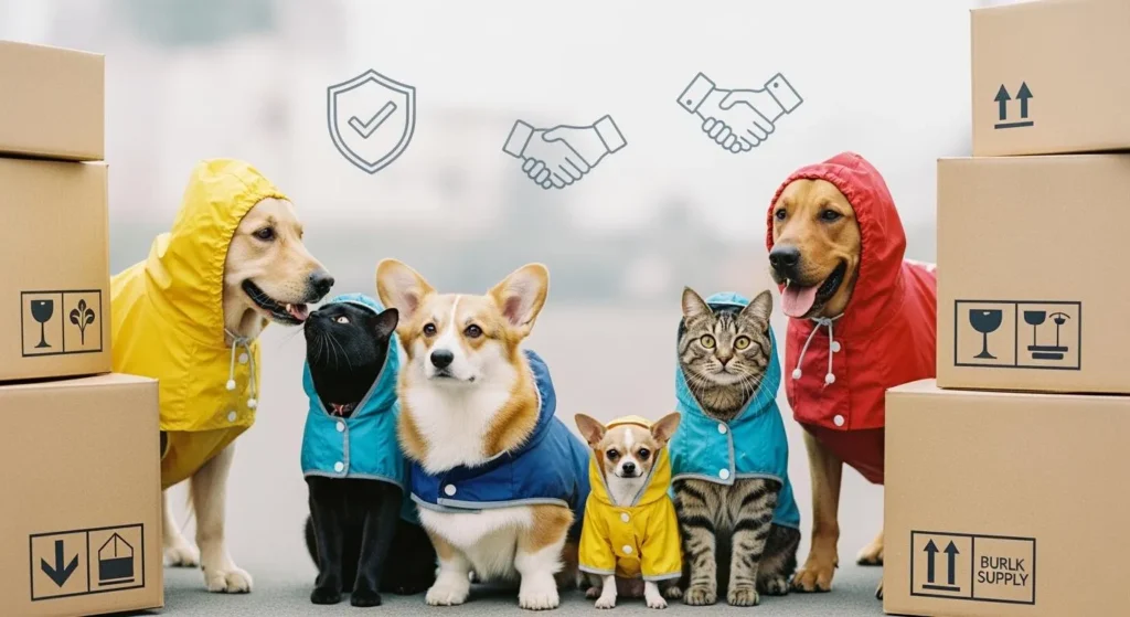 pet raincoat supplier