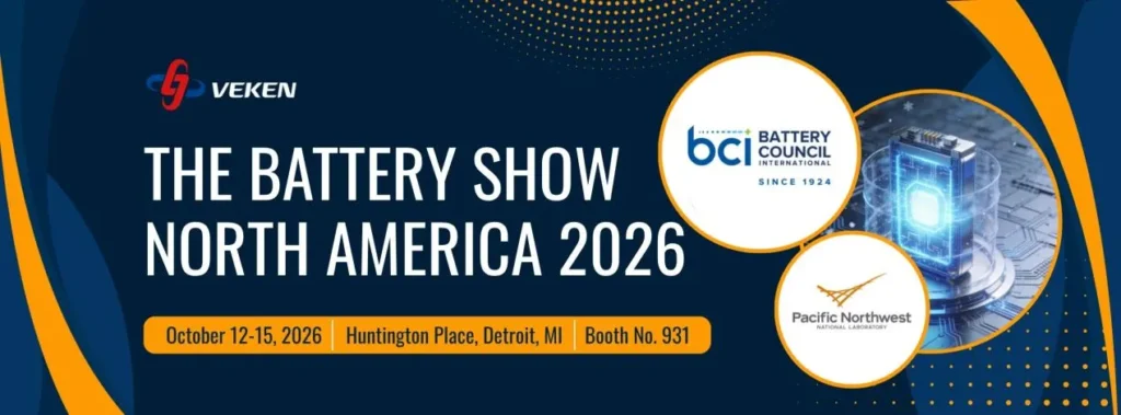 Veken at The Battery Show North America 2026: Booth 931